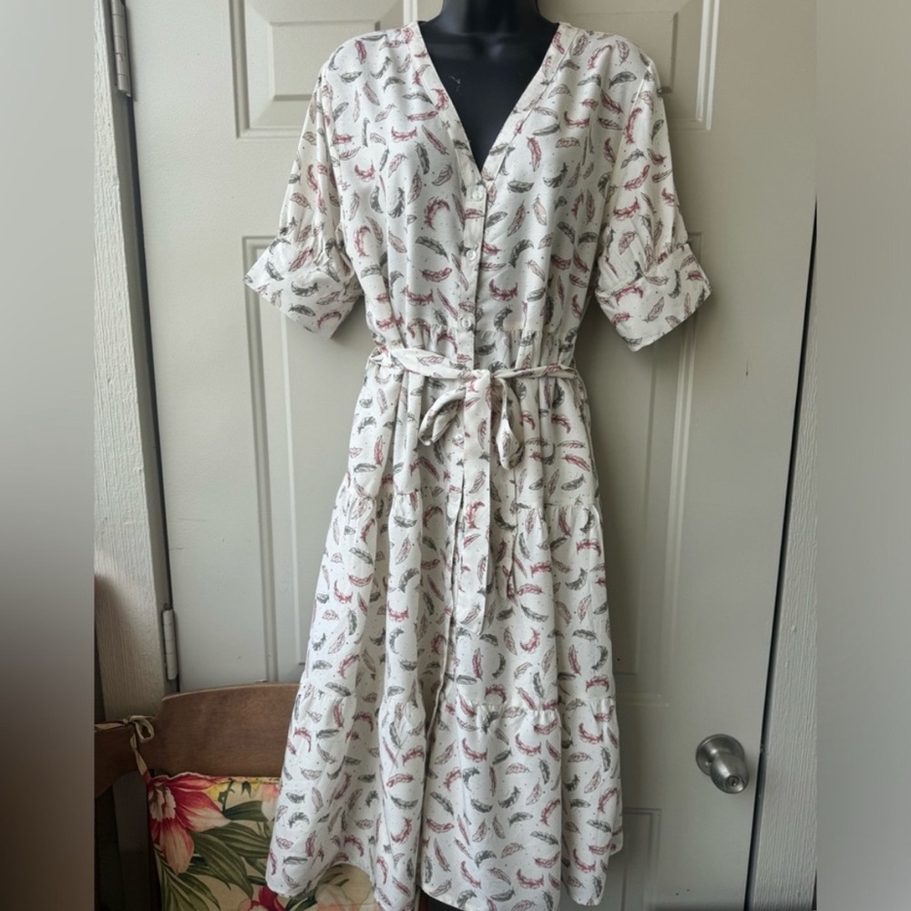 Givenchy White and Red Maxi Dress